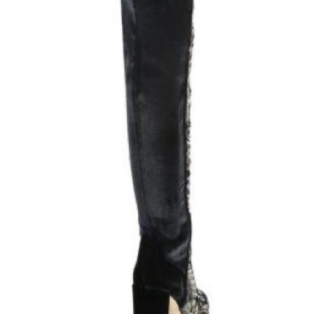 Nwot Stuart Weitzman Black And Gold Alljil Sequin… - image 4